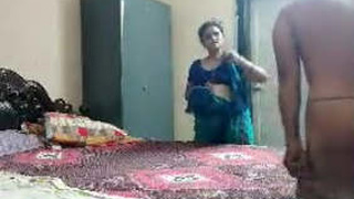 Indian aunt fucked by owner in private residence