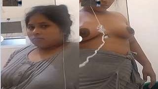 Indian girl gets naked for video call