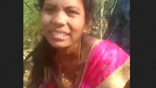 Indian wife gets fucked in the backyard