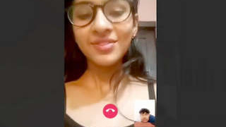 Desi beauty flaunts her curves in video call