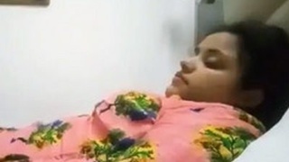 Sexy girl gets fucked in hotel room by her friend's wife