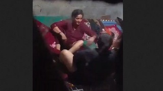 A secret camera captures a man having sex with his step sister