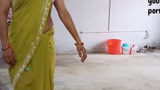 Desi maid gets fucked by the owner of the house