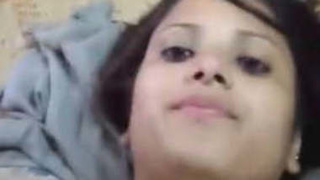 Cute teen girl enjoys oral and vaginal sex with partner in bedroom