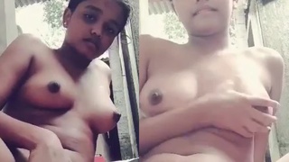 Horny Indian girl gets her pussy fingered