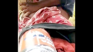 Desi couple engages in outdoor sex in a village