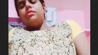 Tanker girl masturbates with fingers