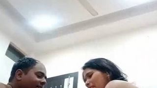 Desi bhabi gets rough with her boss in a hardcore video