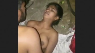 Indian girl masturbating with loud cries of pleasure