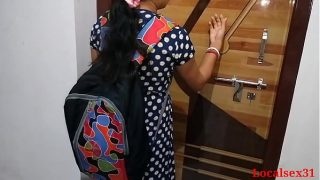 Indian bf.bf's amazing bathroom sex video with his teacher