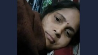 Curvy bhabi flaunts her big boobs on video with lover