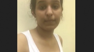 Desi bhabi flaunts her tight body and big tits in open display