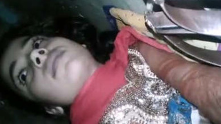 Hot babe gets wet and wild in village fucking video
