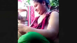 Bangladeshi bhabi with big boobs takes a bath for her husband