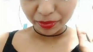 Nude Indian girl shows off her body on video call