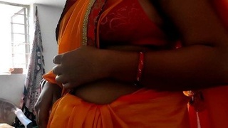Hindi mother and son's steamy XXX film
