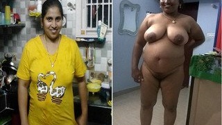 Exclusive video of Telugu bahbhi with big boobs taking a bath