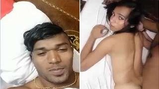 Desi couple's hotel romance and sex in HD video