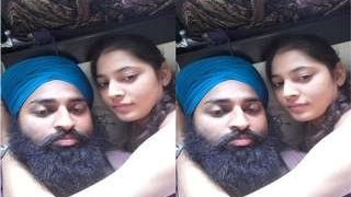 Punjabi Couple's Passionate and Sensual Encounter with Boob Play