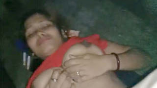 Bhabi indulges in anal masturbation with intense moans