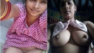 Rural Indian woman reveals her intimate parts