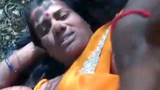 Indian man goes wild in the jungle