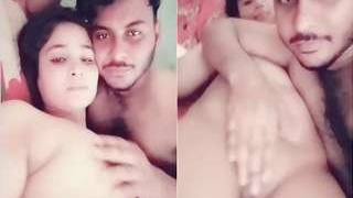 Desi babe pleases her lover with oral sex