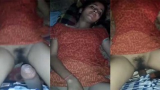 Indian girl gives oral and gets fucked by her partner