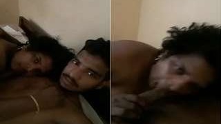 Tamil wife gives a blowjob in HD video