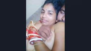 Busty Desi wife gets fucked and gives blowjobs