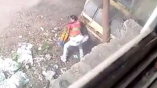 Indian driver enjoys outdoor sex in open air video