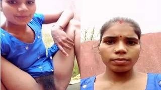 Desi wife records her intimate moments for her partner