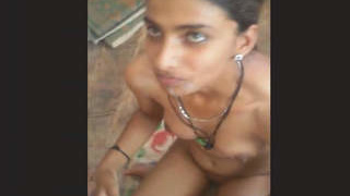 Desi Indian girl's creamy pleasure in 3 video parts