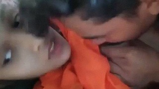 Watch a hot Indian couple get down and dirty on the couch in this steamy video