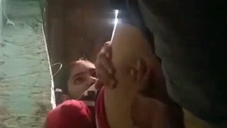 Neighbor spies on village girl and joins in on the fun