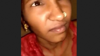 Desi village bhabi takes strapon in anal