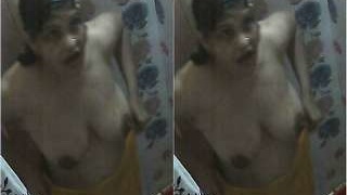 Exclusive recording of Bhabhi's private bath time