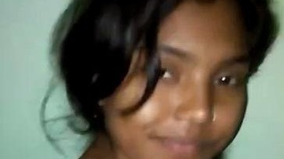 Indian girl takes solo nude video for pleasure