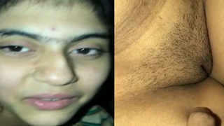 Indian village girl records her first time having sex