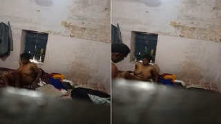 Hidden camera captures a hot Indian couple in action