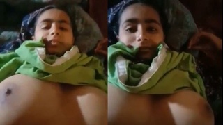 Pakistani bride with massive boobs gets filmed having sex