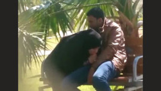 Muslim bhabhi gives a blowjob in the park