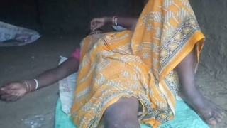 Desi village aunt and nephew have steamy sex