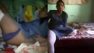 Indian wife gets fucked by neighbor while husband is at work