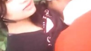 Experience the thrill of group sex in a rustic setting