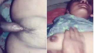 Lucky lover gets to watch pretty girl fuck hard in part 2