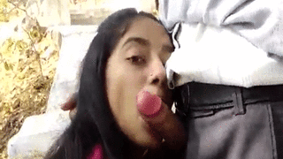 A young college student indulges in a steamy video of a blowjob to satisfy your desires
