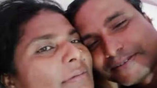 Senior couple shares hot romance in rural setting