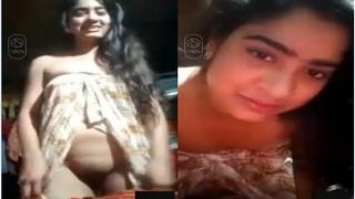 Desi babe flaunts her body at a Vc party