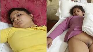 Exclusive video of sleeping girls calling porno customer